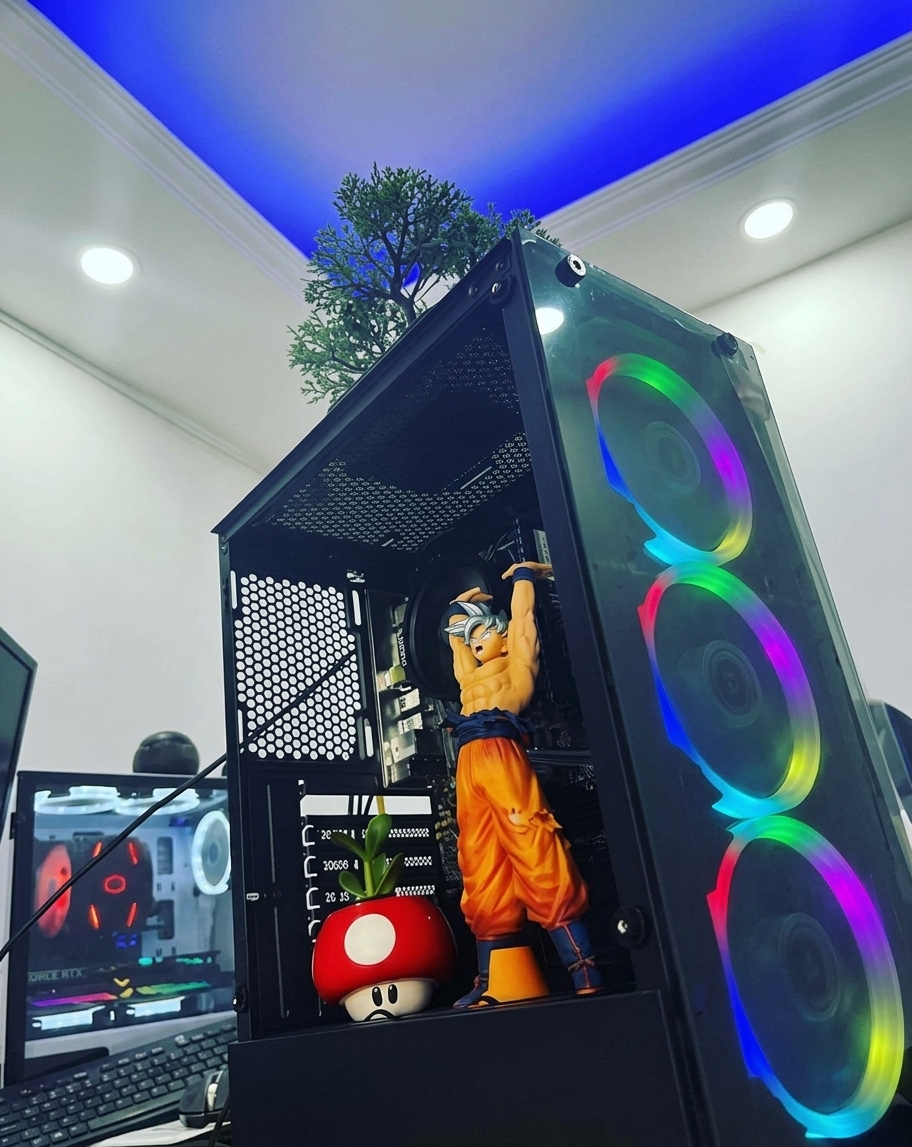 PC gamer ARM con iluminación RGB