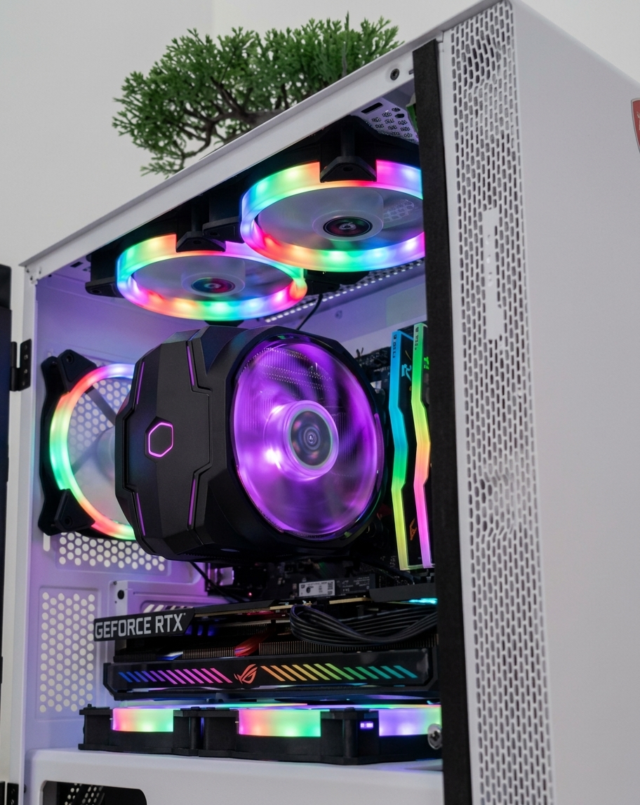 PC gamer ARM con refrigeración RGB